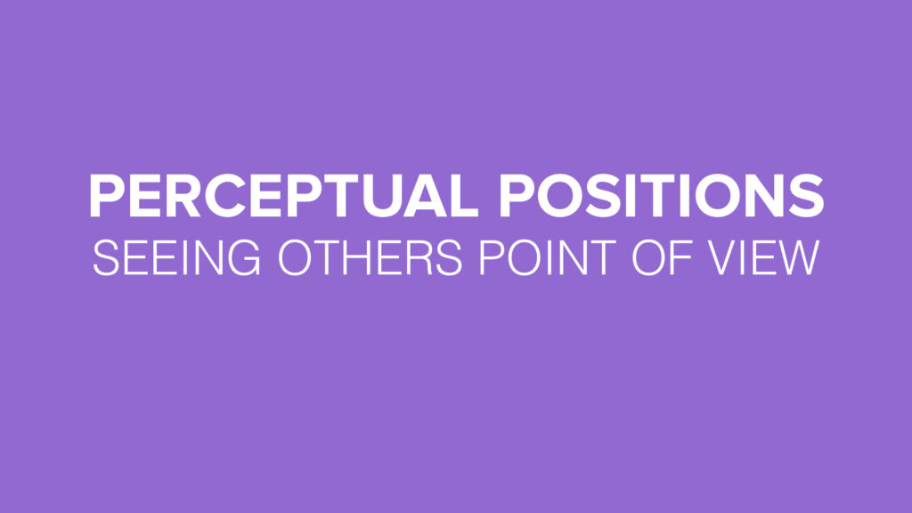Perceptual Positions title slide